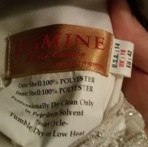 Ivory wedding dress, Jasmine Haute Couture, U.S.14